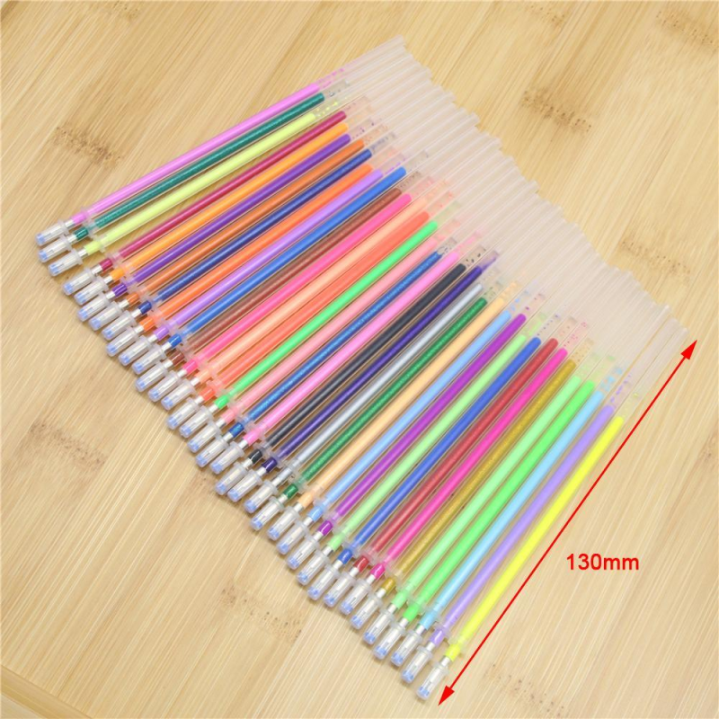 Набір кольорові гелеві стрижні ампулки 36шт