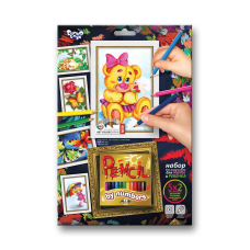 Набір для творчості “Pencil by numbers“ Ведмедик Danko Toys