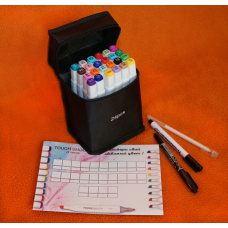 Набір маркерів 24 шт Touch Smooth для малювання і скетчінга на спиртовій основі + ПОДАРУНОК