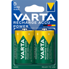 Акумулятор Varta D (R20), 3000 mAh Ni-MH, 2 шт.