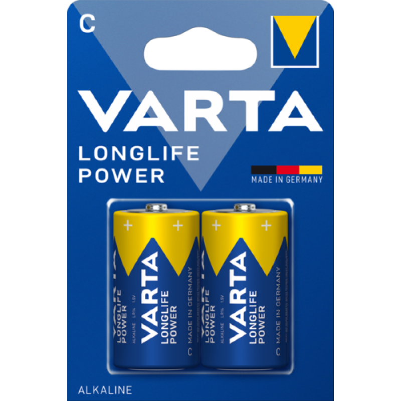 Батарейка Varta Longlife Power Alkaline LR14 (C), лужна, 1 шт.