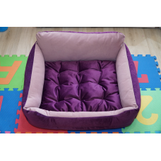 М“яке місце лежанка ліжко (50*40см на блискавках) для кішки кота собаки з якісної меблевої тканини