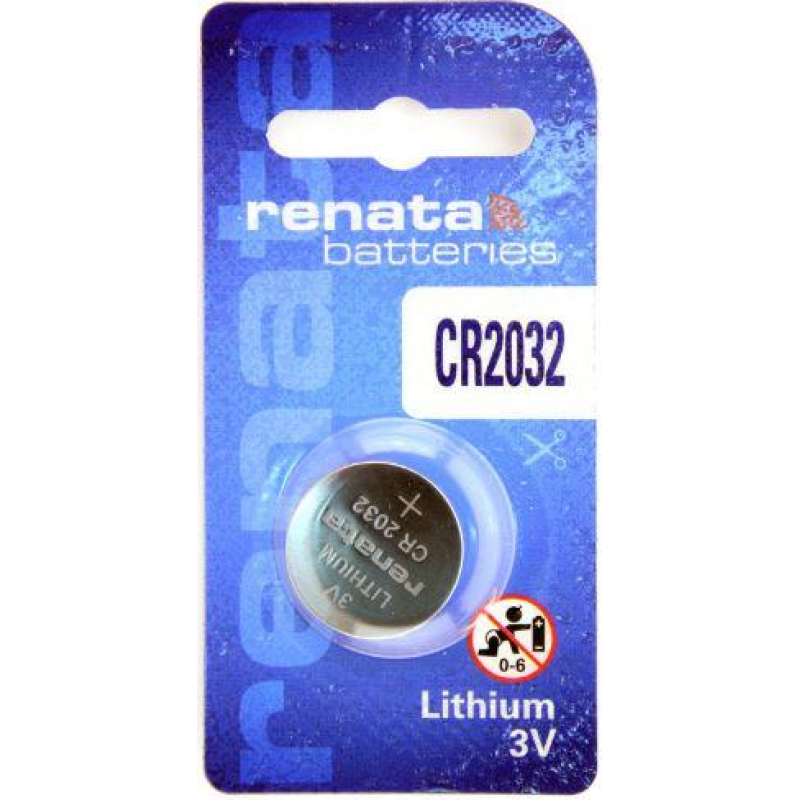 Батарейка Renata CR2032 Lithium, 3.0 V, 1 шт.