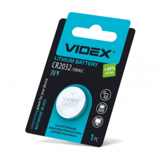 Батарейка Videx CR2032 Lithium, 3.0 V, 1 шт.