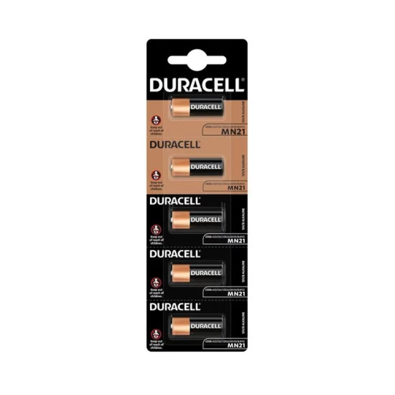 Батарейка Duracell A23 (MN21), 12V, лужна, 5 шт.