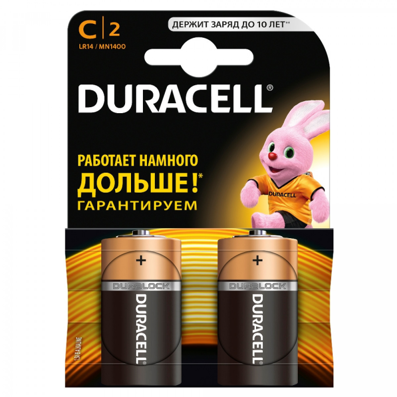 Батарейка Duracell Alkaline LR14 (Type C), лужна, 1 шт. Батарейка Duracell Alkaline LR14 (Type C), лужна, 1 шт.
