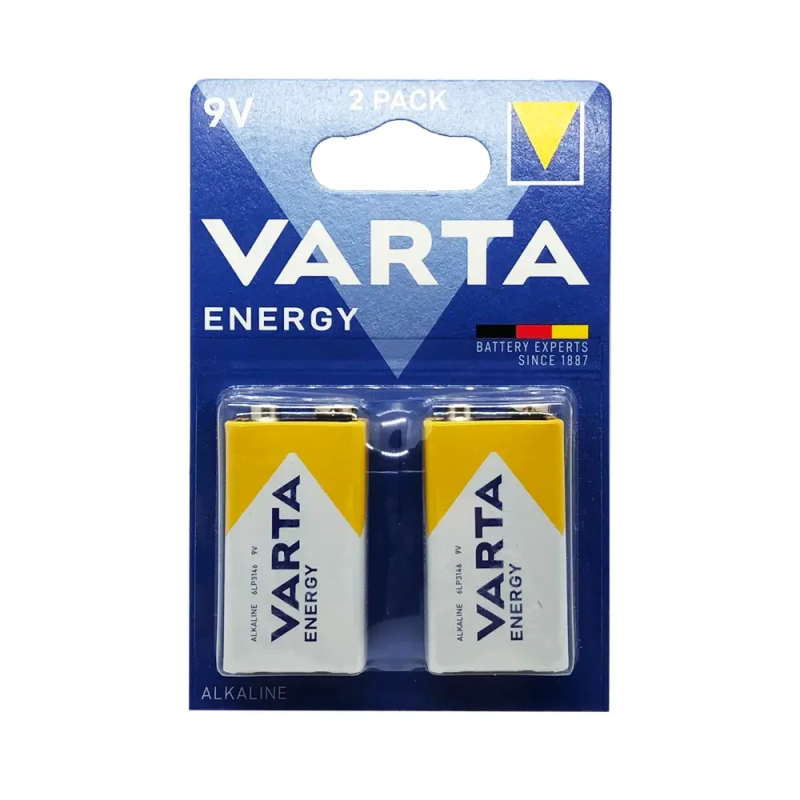 Батарейка VARTA Energy Alkaline 9V (Крона), лужна, 1 шт., ТІЛЬКИ ОРИГІНАЛ Батарейка VARTA Energy Alkaline 9V (Крона), лужна, 1 шт., ТІЛЬКИ ОРИГІНАЛ