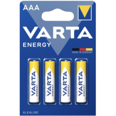 Батарейка Varta Energy Alkaline LR03 (AАА), лужна, 1 шт.