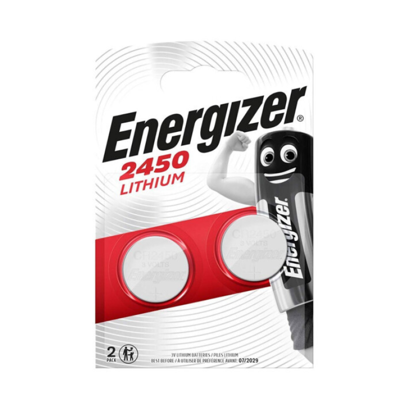 Батарейка Energizer CR2450 Lithium, 3.0 V, 1 шт. Батарейка Energizer CR2450 Lithium, 3.0 V, 1 шт.