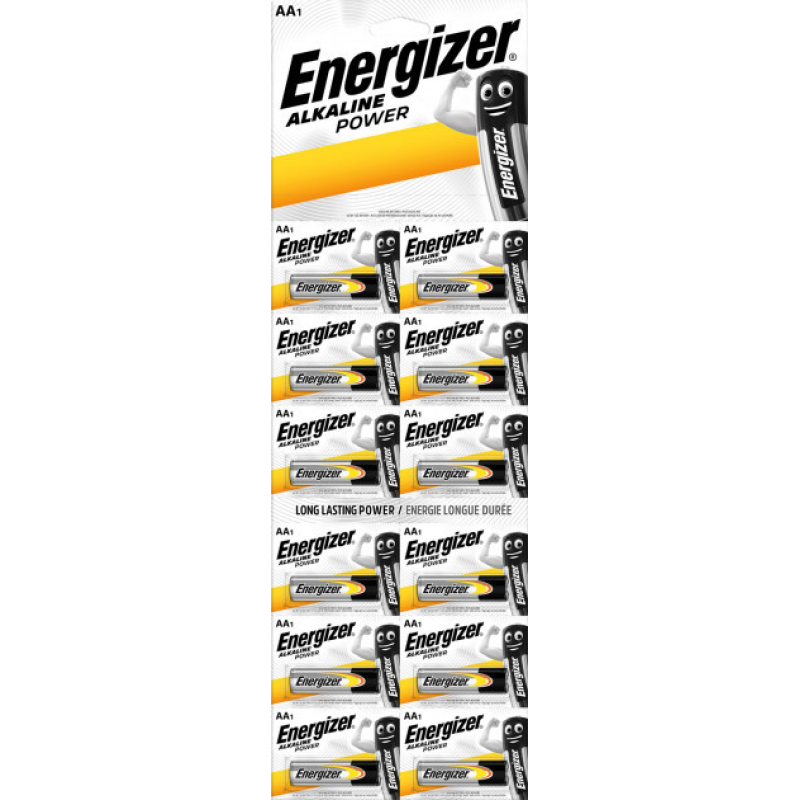 Батарейка Energizer Alkaline LR6 (АА), лужна, 1 шт.