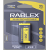 Аккумулятор RABLEX 9v (Krona), 250mAh Ni-MH, 1шт