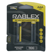 Акумулятор RABLEX R03 (AАА), 1100 mAh Ni-MH, 2 шт.