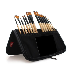 Набір професійних пензлів Artist Brush, у пеналі, 14 шт у наборі Відеоогляд!