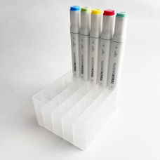 Підставка для маркерів органайзер для канцелярського приладдя 30 осередків