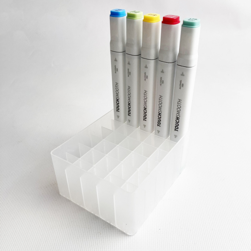 Підставка для маркерів органайзер для канцелярського приладдя 30 осередків Підставка для маркерів органайзер для канцелярського приладдя 30 осередків