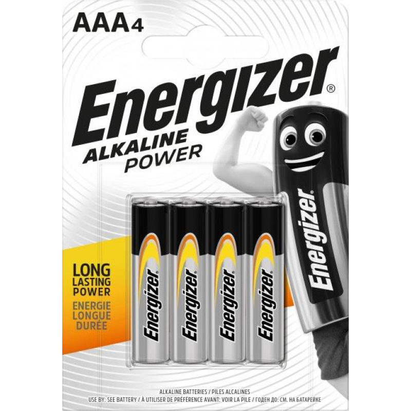 Батарейка Energizer Alkaline LR03 (ААA), лужна, 1 шт.