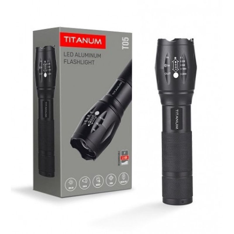 Портативний світлодіодний ліхтарик TiTanum TLF-T05